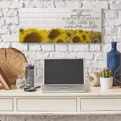 Kirklands Home Be Like A Sunflower Canvas Art Print New