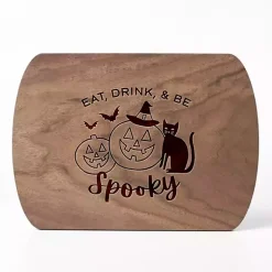 Kirklands Home Be Spooky Walnut Halloween Cutting Board Brown Sale