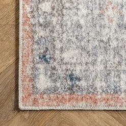 Kirklands Home Bea Distressed Vintage Washable Area Rug, 8x10 Online