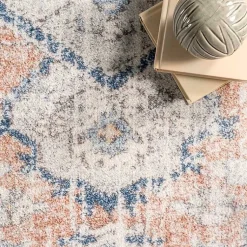 Kirklands Home Bea Distressed Vintage Washable Area Rug, 8x10 Online
