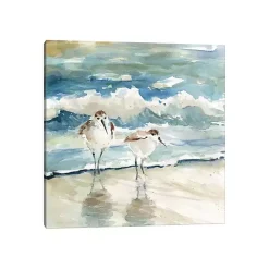 Kirklands Home Beach Birds Canvas Art Print Blue Online