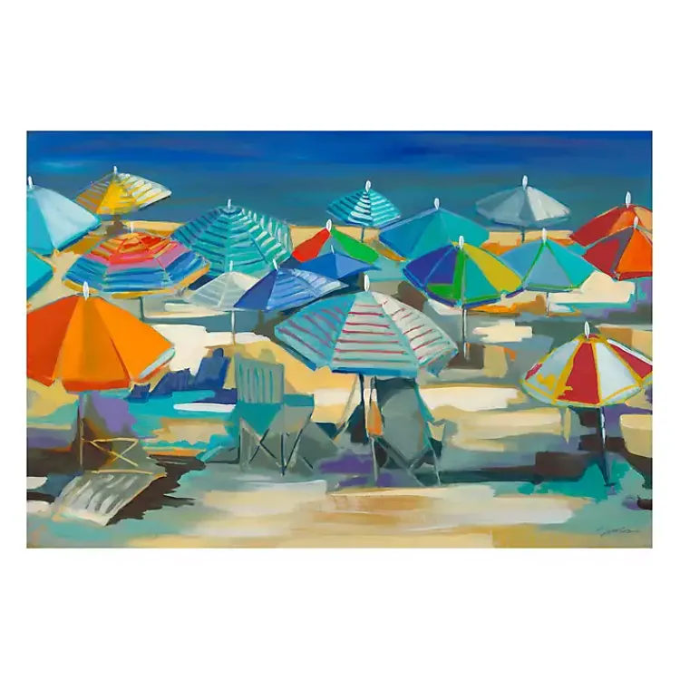 Kirklands Home Beach Blanket Bingo Canvas Art Print Online