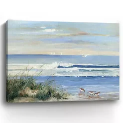 Kirklands Home Beach Combers Giclee Canvas Art Print, 48x36 in. Blue Sale