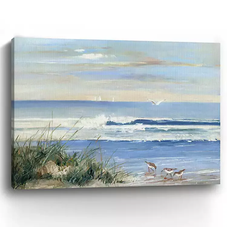 Kirklands Home Beach Combers Giclee Canvas Art Print, 48x36 in. Blue Sale