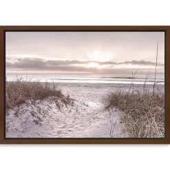 Kirklands Home Beach Morning Blessing Framed Canvas Art Print Online