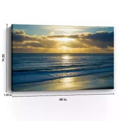Kirklands Home Beach Sunset Surfers Canvas Art Print Outlet
