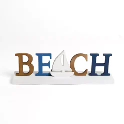 Statues & Figurines>Kirklands Home Beach Wood Word Runner