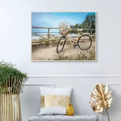 Kirklands Home Beachside Ride Framed Canvas Art Print Best
