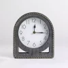 Kirklands Home Beaded Charcoal Tabletop Clock Sale