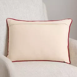 Pillows>Kirklands Home Beaded Mushrooms Lumbar Pillow