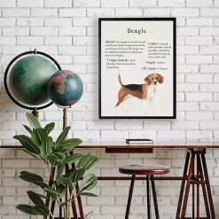 Kirklands Home Beagle Facts Framed Wall Plaque Online