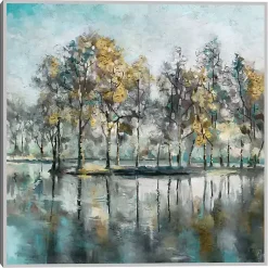 Kirklands Home Beckoning Tree Grove Framed Canvas Art