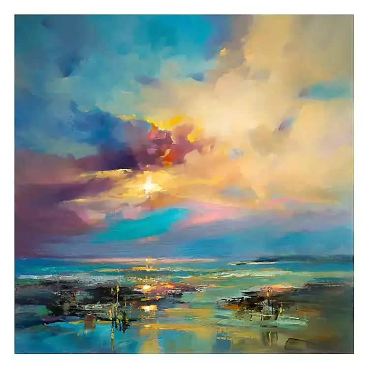 Kirklands Home Before Nightfall Canvas Art Print, 30x30 in. New