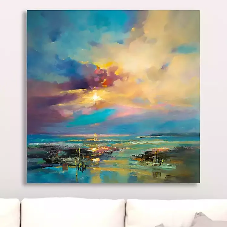 Kirklands Home Before Nightfall Canvas Art Print, 30x30 in. New