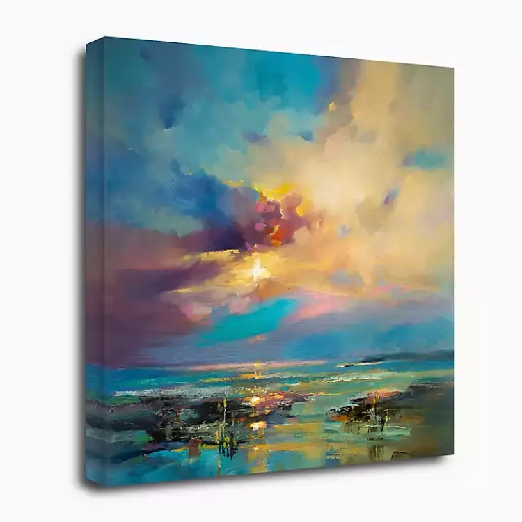 Kirklands Home Before Nightfall Canvas Art Print, 30x30 in. New