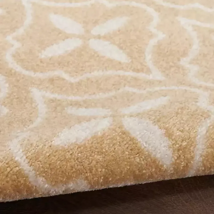Kirklands Home Beige & Ivory Quatrefoil Indoor/Outdoor Rug, 5x7 Best