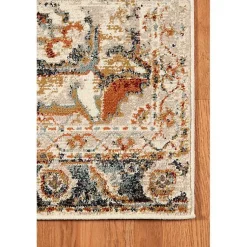 Kirklands Home Beige and Gold Medallion Area Rug, 5x7 Outlet