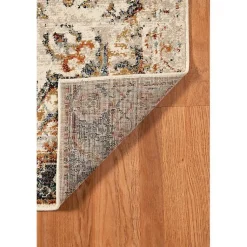 Kirklands Home Beige and Gold Medallion Area Rug, 5x7 Outlet