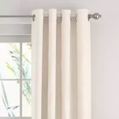 Kirklands Home Beige Blackout Curtains, 84 in. Tan New