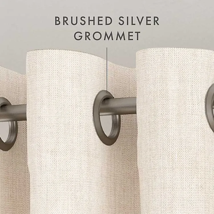 Kirklands Home Beige Blackout Curtains, 84 in. Tan New