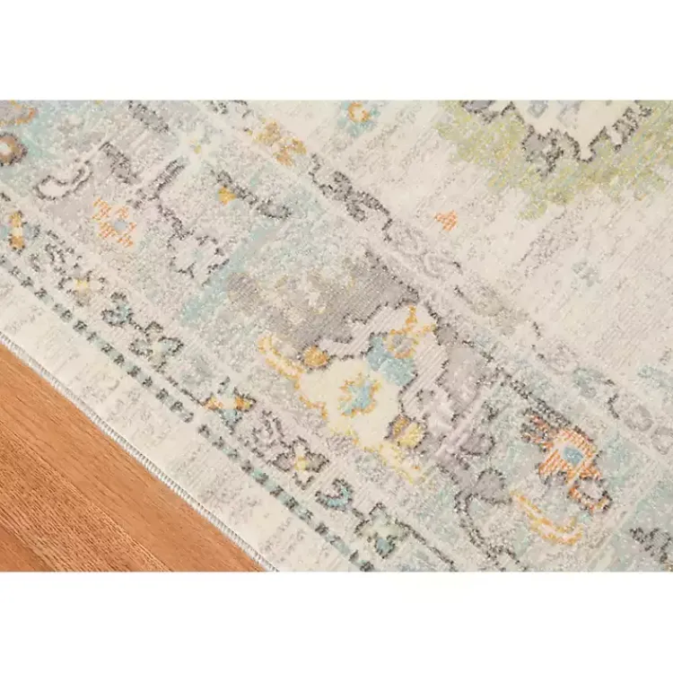 Kirklands Home Beige Bohemian Area Rug, 7x9 Tan Clearance