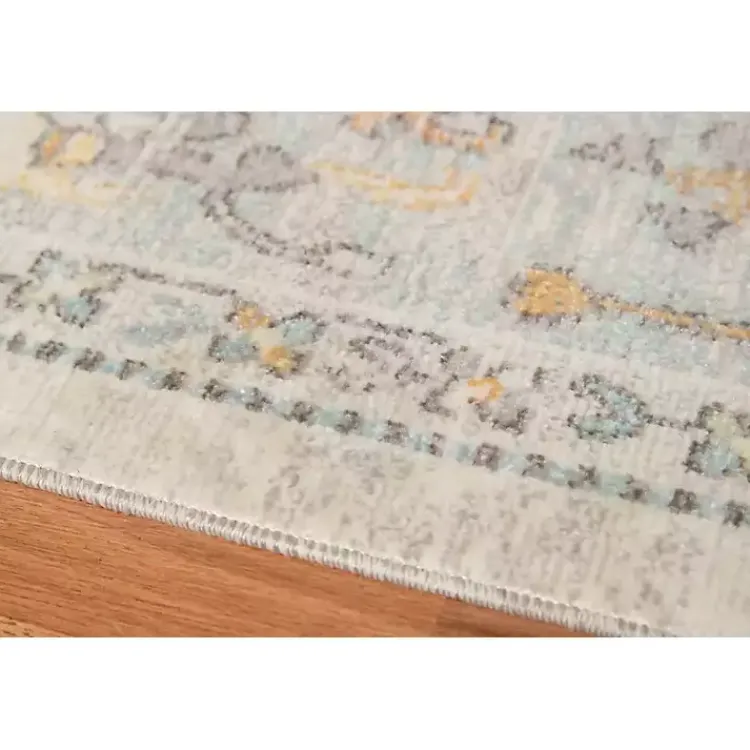 Kirklands Home Beige Bohemian Area Rug, 7x9 Tan Clearance