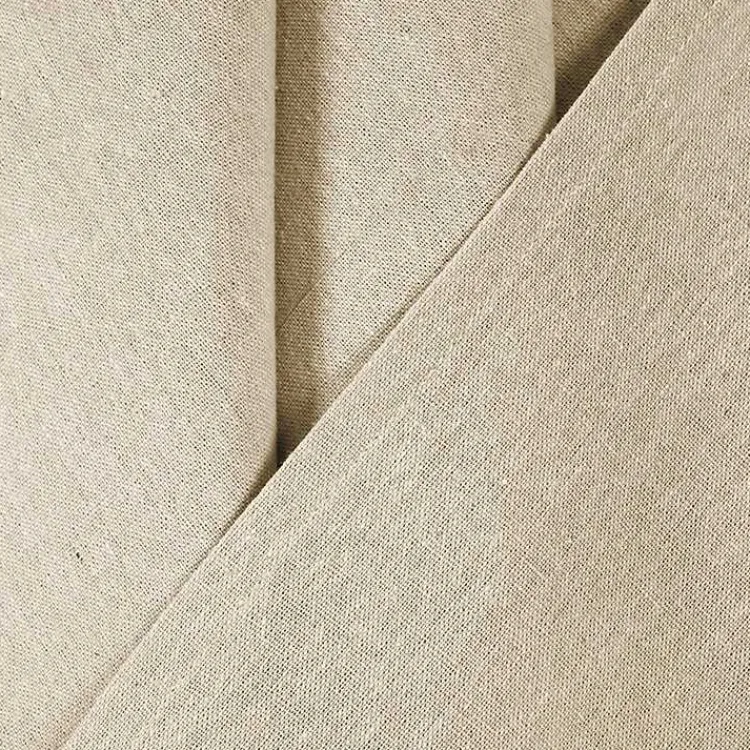 Kirklands Home Beige Burlap Knotted Curtain Panel Set, 108 in. Tan Discount