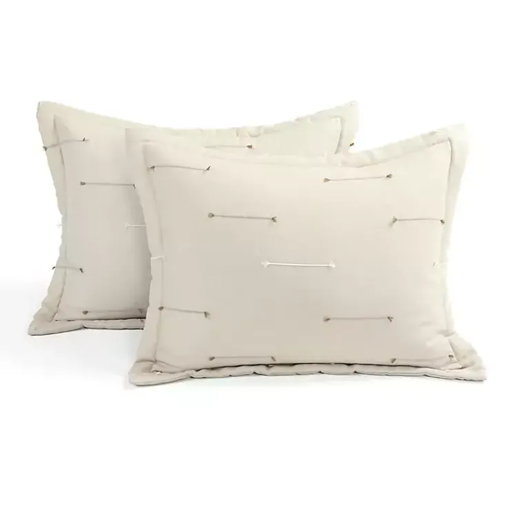 Kirklands Home Beige Clip Jacquard 3-pc. Full/Queen Comforter Set Tan Outlet