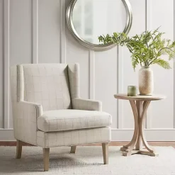 Kirklands Home Beige Decker Martha Stewart Accent Chair Brown
