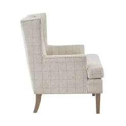 Kirklands Home Beige Decker Martha Stewart Accent Chair Brown