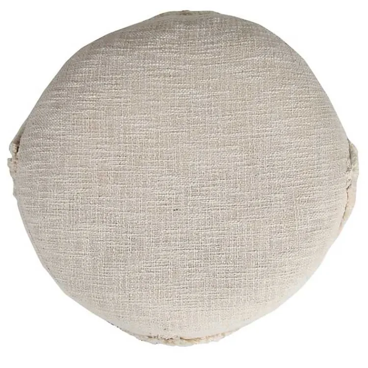 Poufs & Floor Cushions>Kirklands Home Beige Diamond Tufted Pouf Tan
