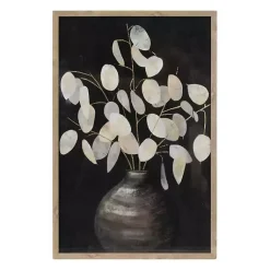 Kirklands Home Beige Eucalyptus Framed Art Prints New