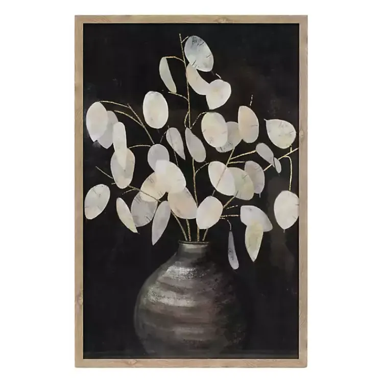 Kirklands Home Beige Eucalyptus Framed Art Prints New