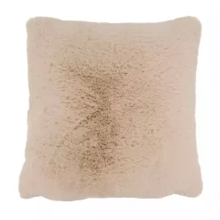 Pillows>Kirklands Home Beige Faux Rabbit Fur Pillow Tan