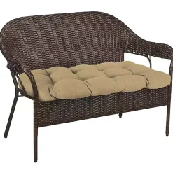Kirklands Home Beige French Edge 3-pc. Outdoor Wicker Cushion Set Tan Sale