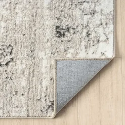 Kirklands Home Beige Gray Indoor Area Rug, 5x7 New