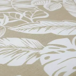Kirklands Home Beige Leaves Tufted 2-pc. Outdoor Cushions