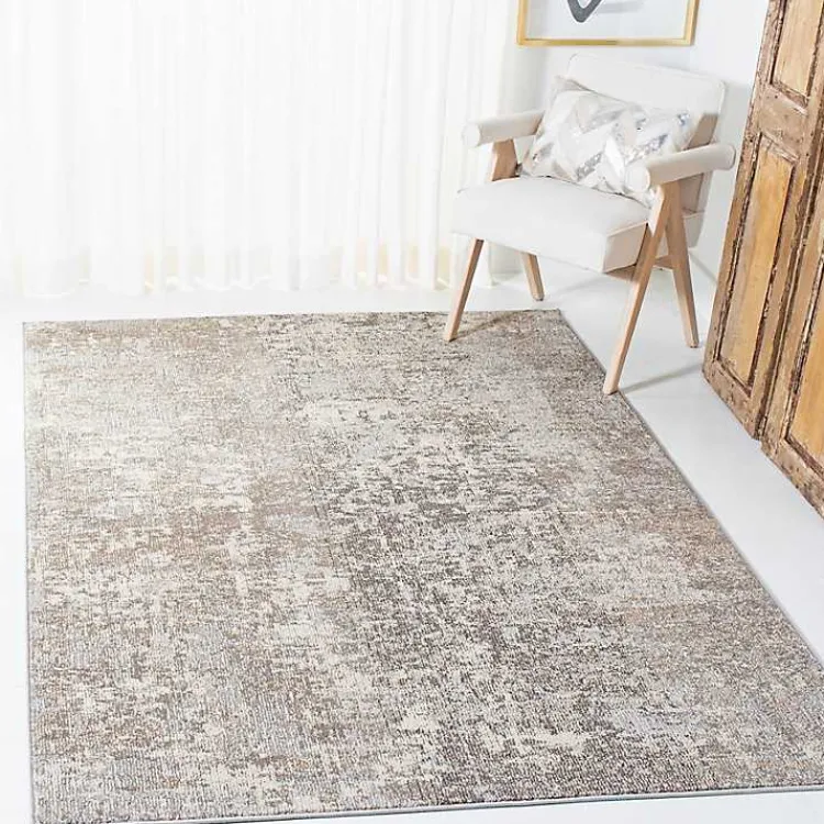 Kirklands Home Beige Madison Abstract Area Rug, 8x10 Tan Online