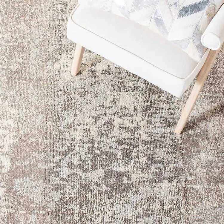 Kirklands Home Beige Madison Abstract Area Rug, 8x10 Tan Online