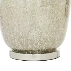 Kirklands Home Beige Marbled Mercury Glass Table Lamp Brown Hot