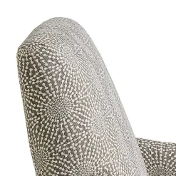 Kirklands Home Beige Pattern Liam Push-Back Recliner Outlet
