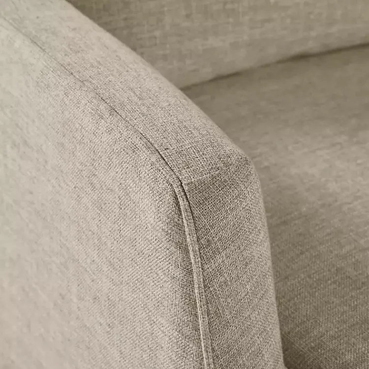 Kirklands Home Beige Skirted Swivel Martha Stewart Accent Chair Tan Sale