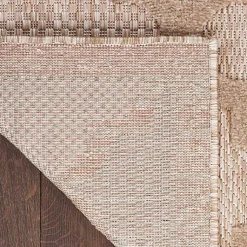 Kirklands Home Beige Trellis Indoor/Outdoor Area Rug, 6x9 Tan Best