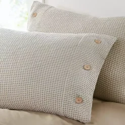 Kirklands Home Beige Waffle Weave 3-pc. Queen Duvet Cover Set Tan Online