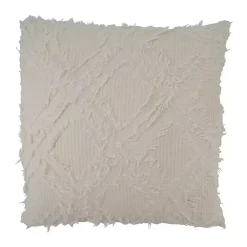 Pillows>Kirklands Home Beige Waffle Weave Pillow Ivory