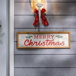 Christmas Art & Wall Decor>Kirklands Home Believe and Merry Christmas Wall Plaques, Set of 2