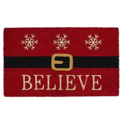 Outdoor Christmas Decorations>Kirklands Home Believe Santa Doormat