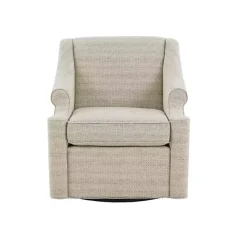 Kirklands Home Benton Swivel Glider Accent Chair Tan