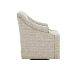 Kirklands Home Benton Swivel Glider Accent Chair Tan