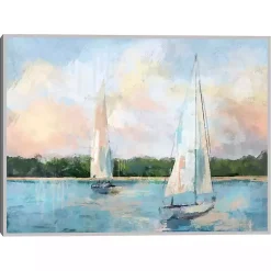 Kirklands Home Best Day Ever Framed Canvas Art Print New